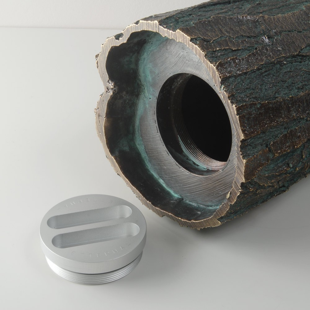 Urna funeraria de acero inoxidable - TREE ROOT