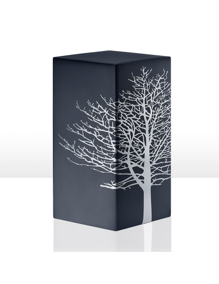 Urna-funeraria-de-acero-inoxidable-TREE-ROOT-GRAPHITE-2