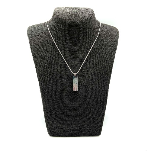 Cremation Jewell TREE ROOT GRAPHITE Pendant 2