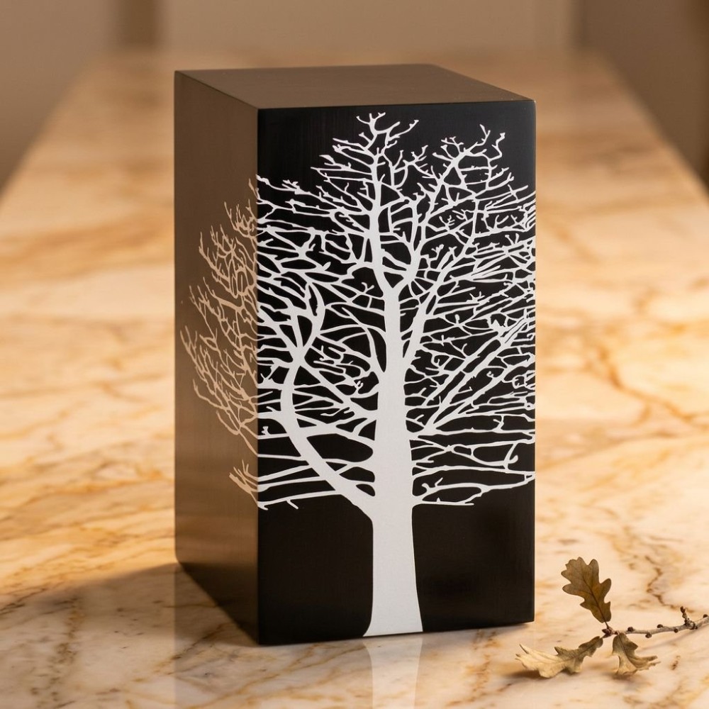 Urna TREE ROOT GRAPHITE