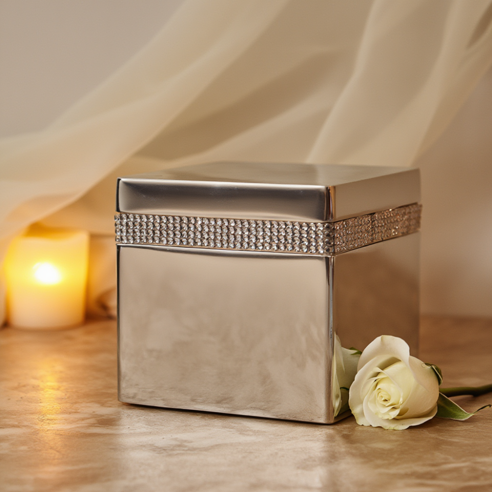 Urna CRYSTAL CUBE URN MADE WITH...