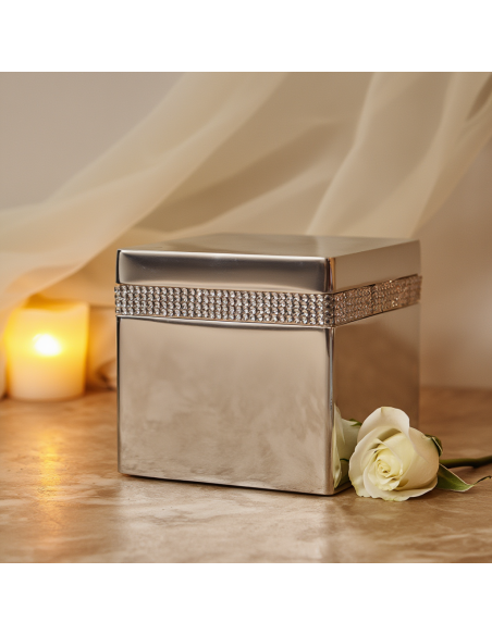 Urna CRYSTAL CUBE URN MADE WITH SWAROVSKI ELEMENTS