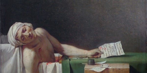 Jacques Louis David: La muerte de Marat